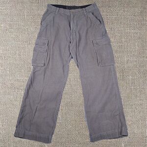 Nesi AG Beige Corduroy Cargo Pants 32W Vintage Classic Straight Leg Y2k